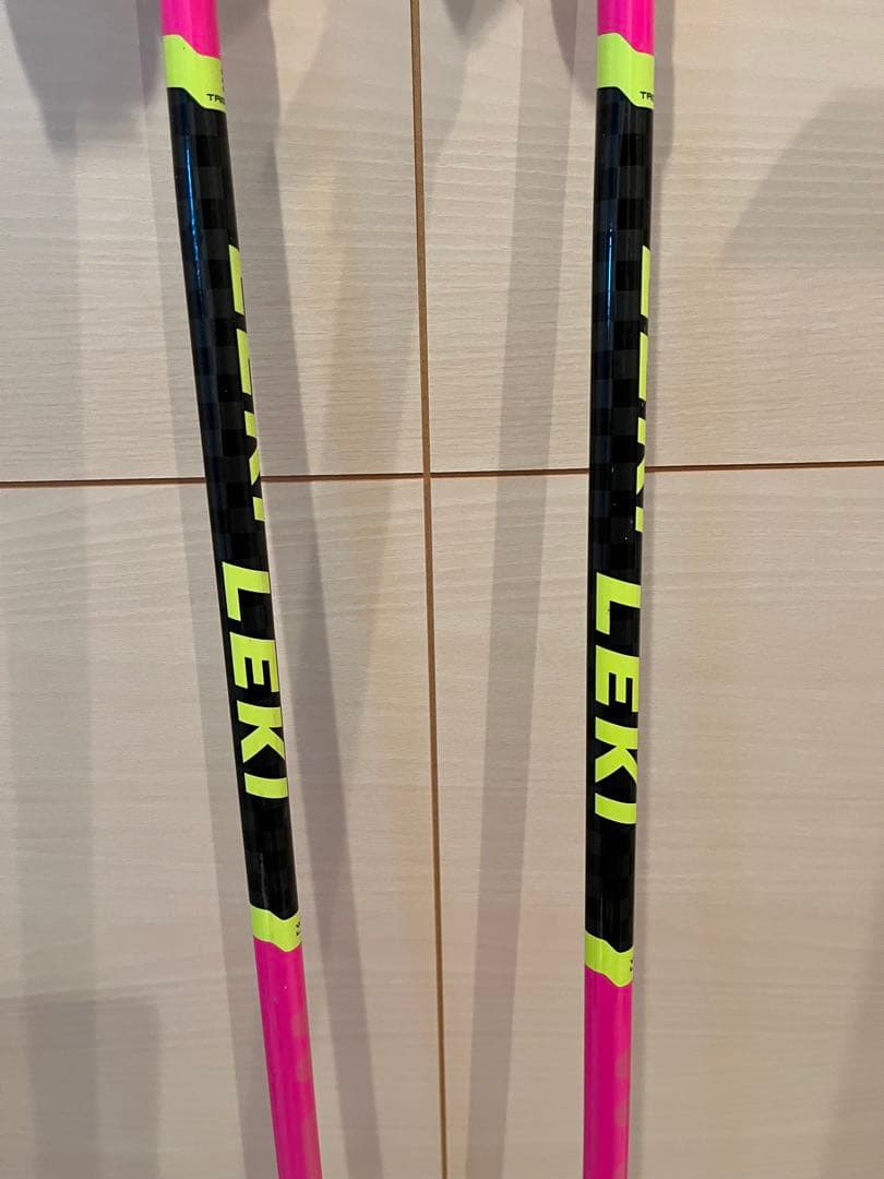 LEKIレキ スキーストック ストラップ付きSL 105cm