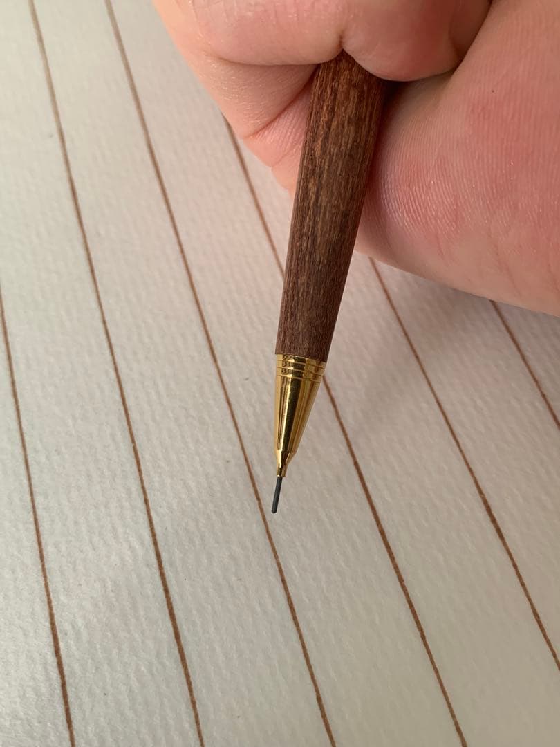 Pilot Custom 木軸& Newmanシルバー シャープペンシル セット