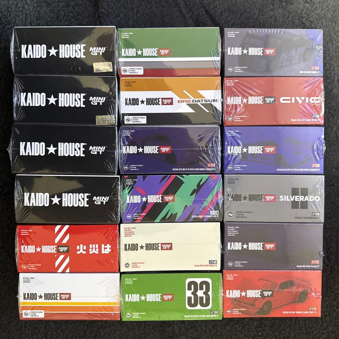 【未開封品】MINI GTxKAIDO★HOUSEまとめ売り18台セット