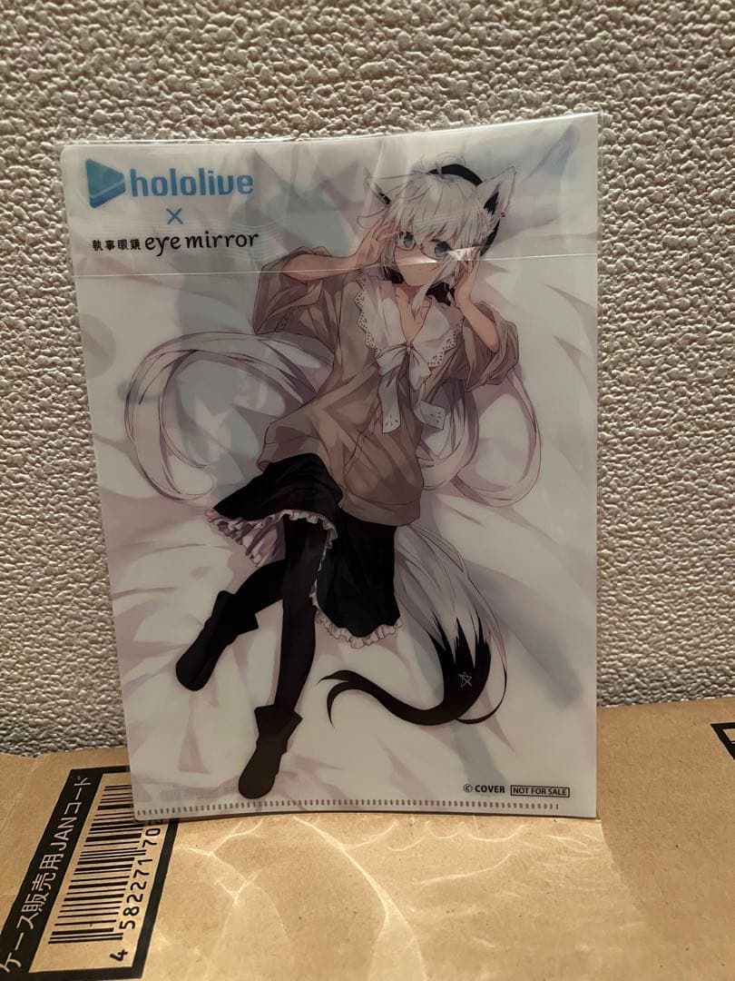 白上フブキ 眼鏡ケース 眼鏡拭き