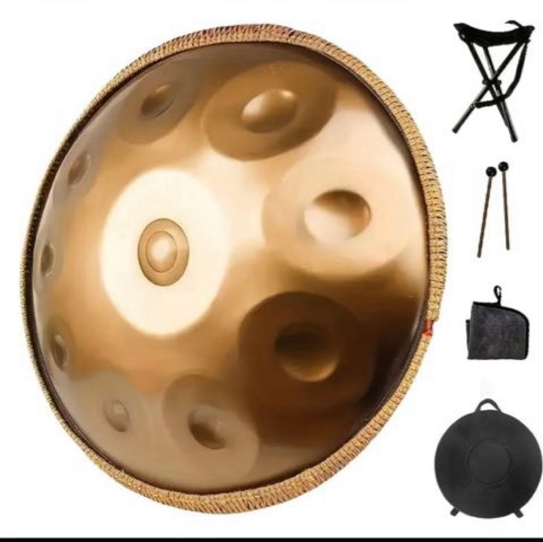 432Hz 10ノート ハンドパン スティールパン　スチールドラム　ハンドドラム