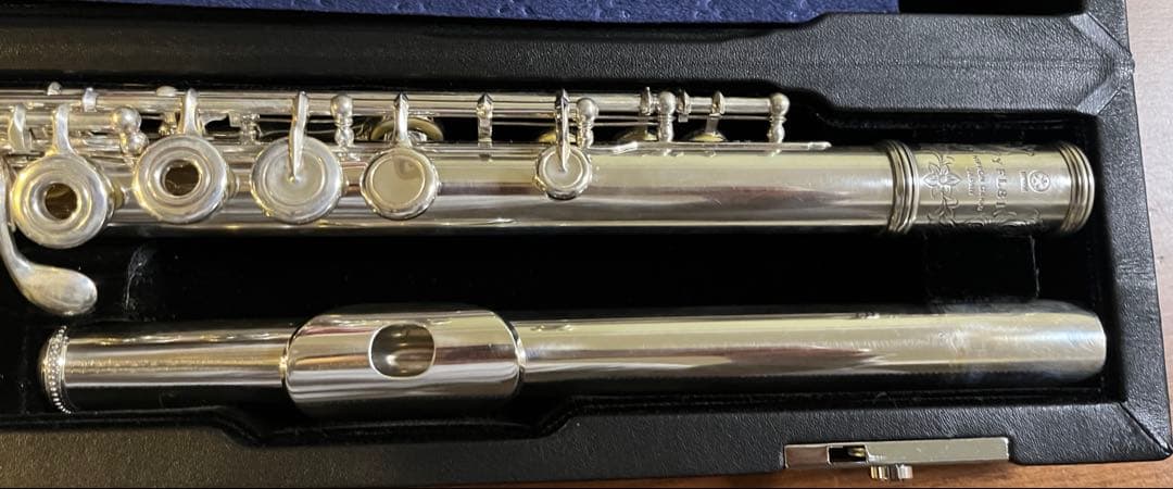 【りの】YAMAHA YFL81H 総銀 クラッチEメカ　G/Aトリル