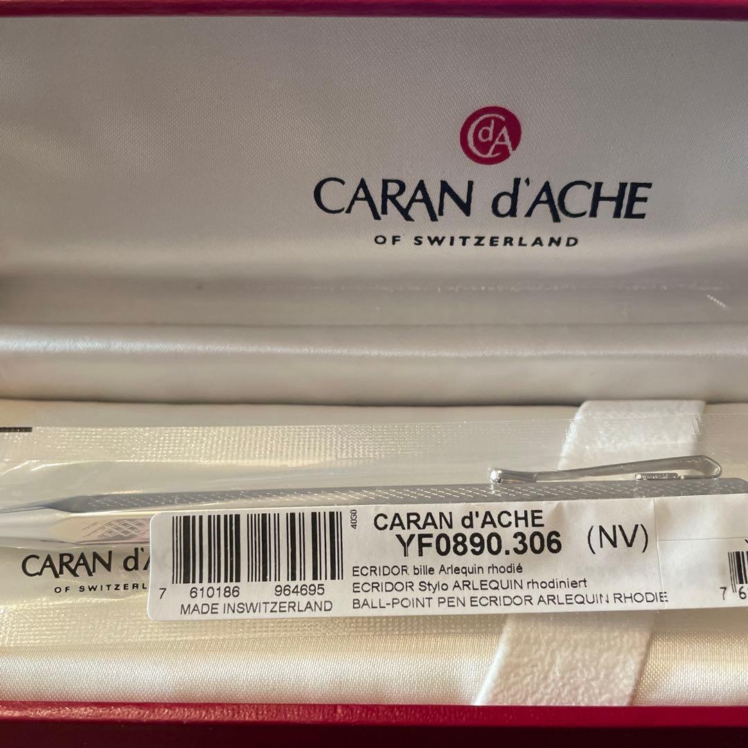 新品未使用CARAN d’ACHEエクリドール アルルカン ロジウム ボールペン