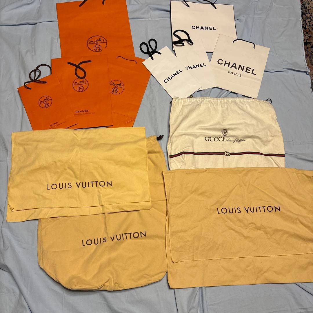 ルイヴィトン　エルメス　GUCCI シャネル他　ショッパー　布袋　大量
