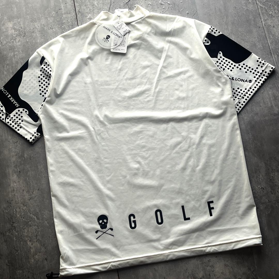 新品　2023ss 高年式　MARK&LONA モックネック　Tee ゴルフ