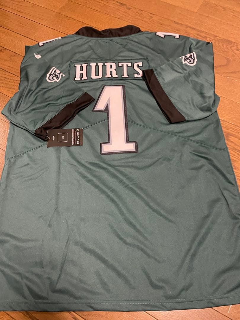 NFL フィラデルフィア　イーグルス　ジェイレン　ハーツ　ユニフォーム　Lサイズ