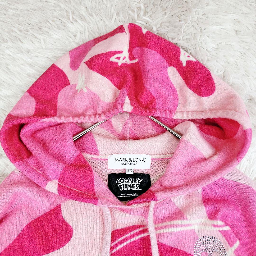 MARK&LONA LOONEY TUNES カシミヤ ニット パーカー L