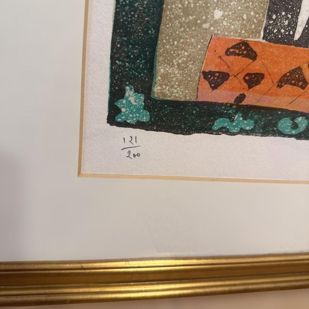 花瓶の花 リトグラフ 限定版 131/200