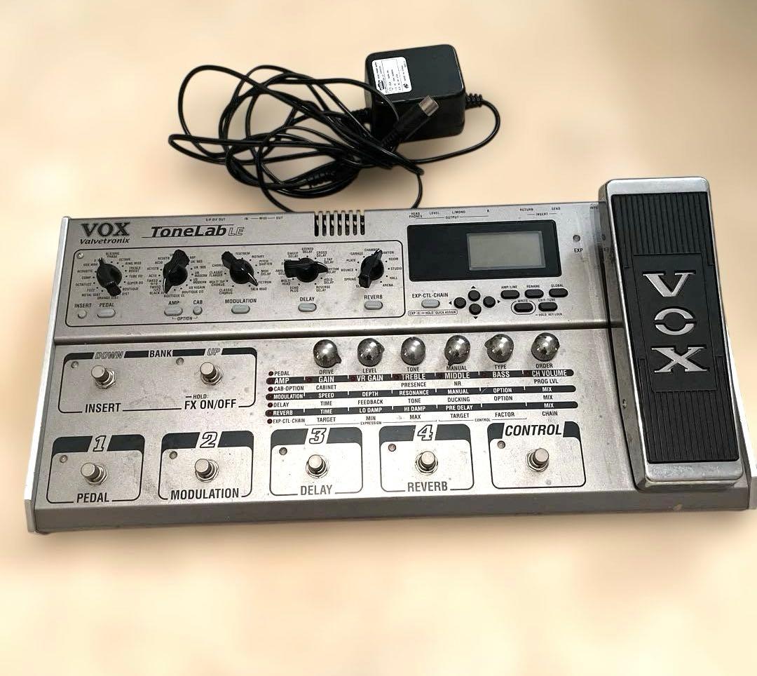 VOX ToneLab LE マルチエフェクター 真空管搭載 ACアダプター付