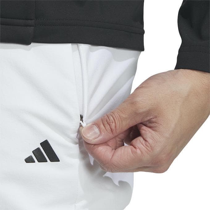 【88】秋冬 定価27,500円 アディダス ゴルフ 中綿 テーパードパンツ 白