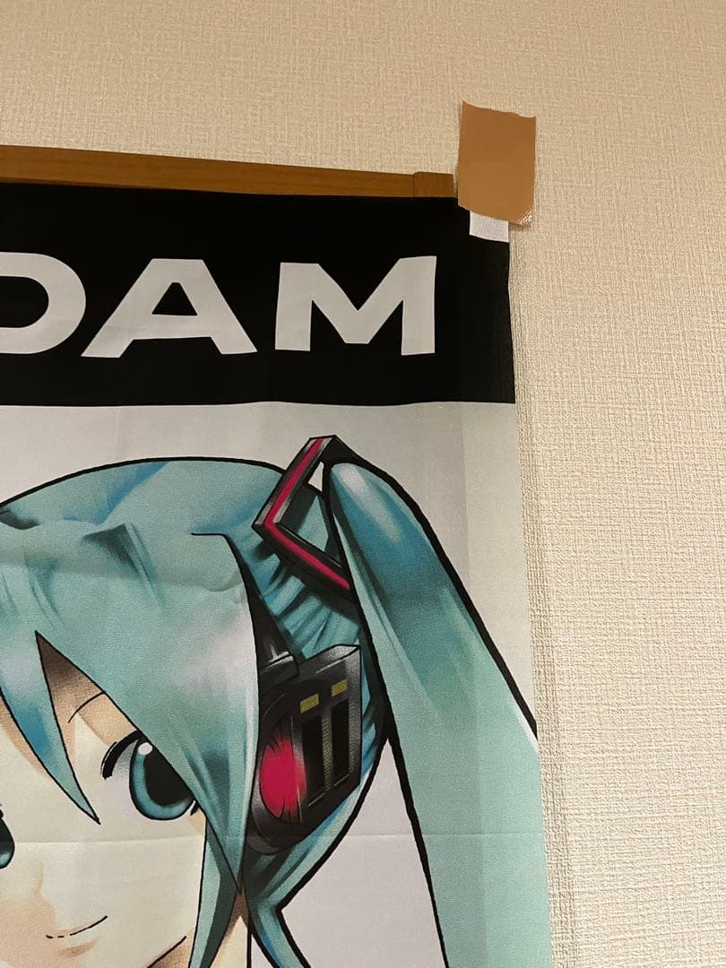 【美品】LIVE DAM 初音ミク 非売品のぼり