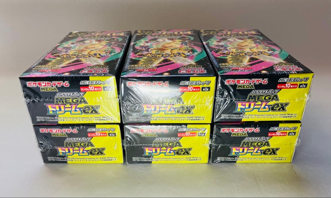 【新品未開封】ポケモンカード MEGAドリームEX 6BOX シュリンク付き