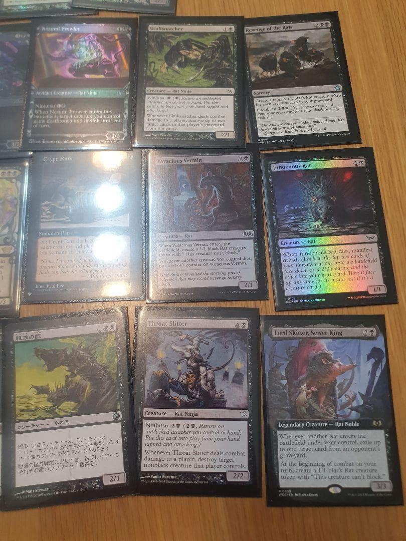 マジック：ザ・ギャザリング Rats/Infect custom MTG commander deck