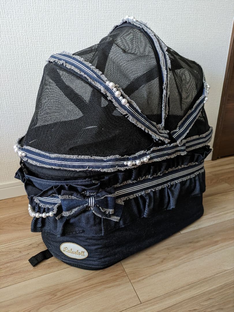 りかま　天使のカート　ルルドール　ハイウエストフリンジデニムミアキス　M