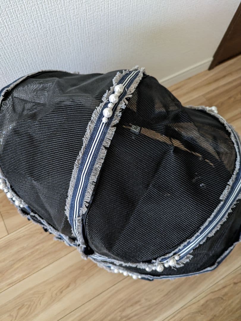 りかま　天使のカート　ルルドール　ハイウエストフリンジデニムミアキス　M