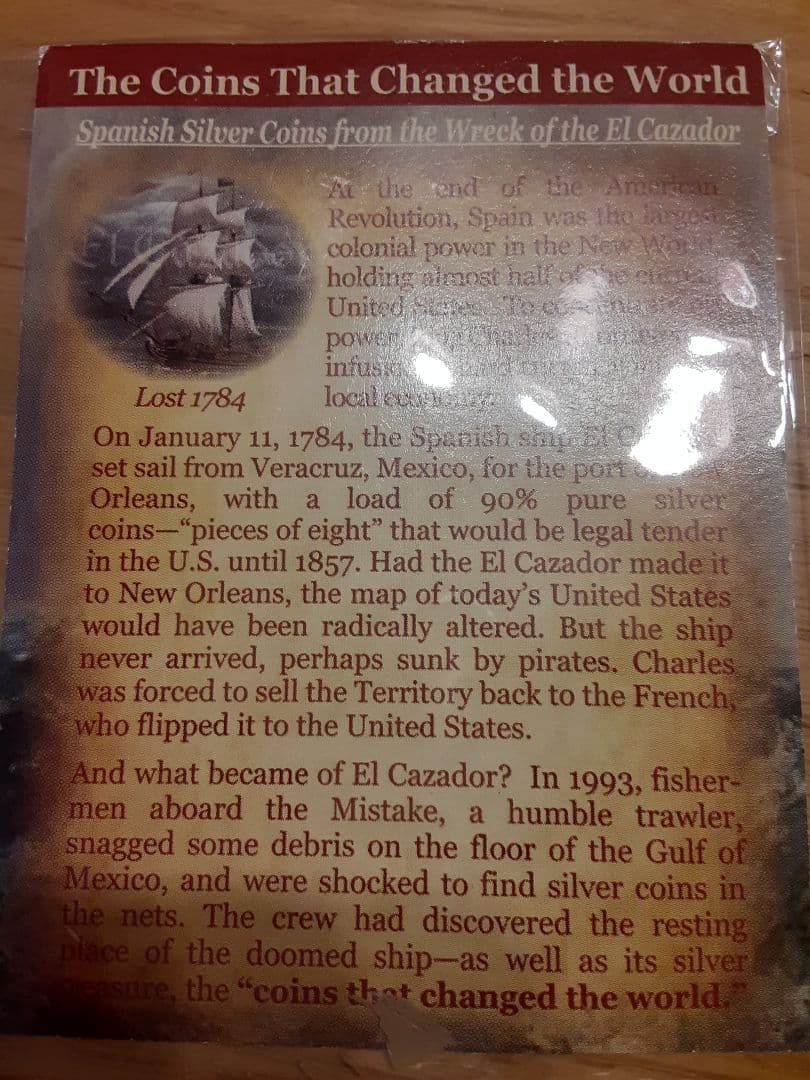 特別セール　希少　沈没船引き揚げ　エルカザド号