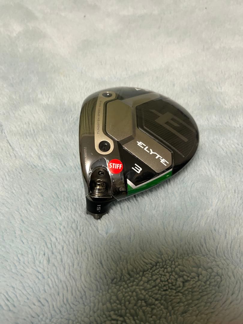 （新品）キャロウェイ　エリート　3W 15度 ヘッドのみ　レフティ