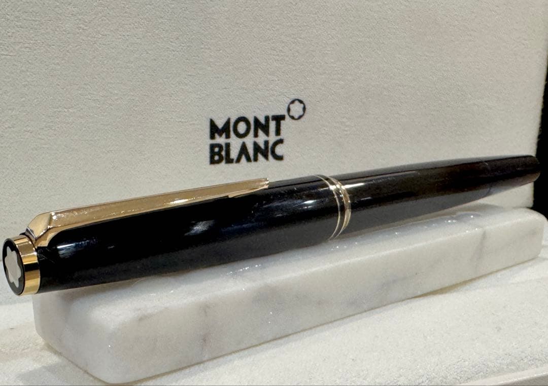 【極美品】モンブラン No.221(超希少： 過渡期モデル) ブラック万年筆