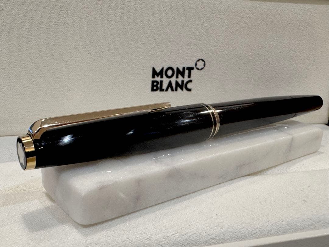 【極美品】モンブラン No.221(超希少： 過渡期モデル) ブラック万年筆
