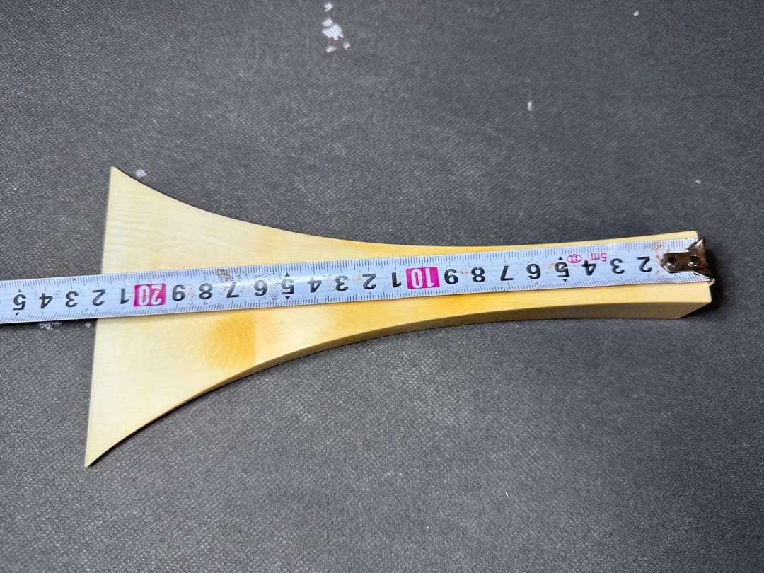 極上　高級　津軽三味線　撥　バチ　天然素材　和楽器　民謡　アンティーク細密細工