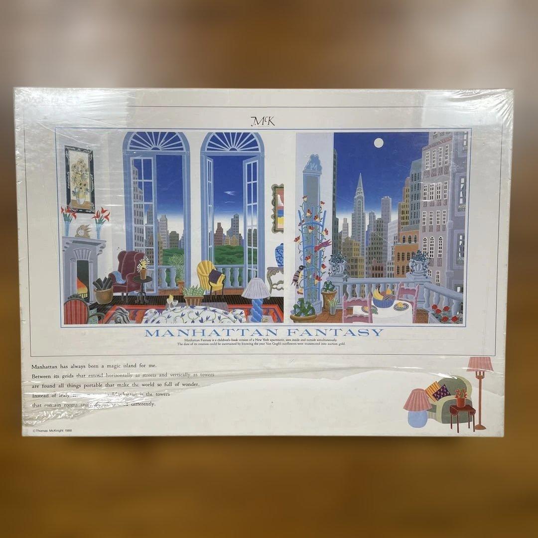 ジグソーパズル　トーマス・マックナイト　マンハッタンファンタジー　ワイドver.