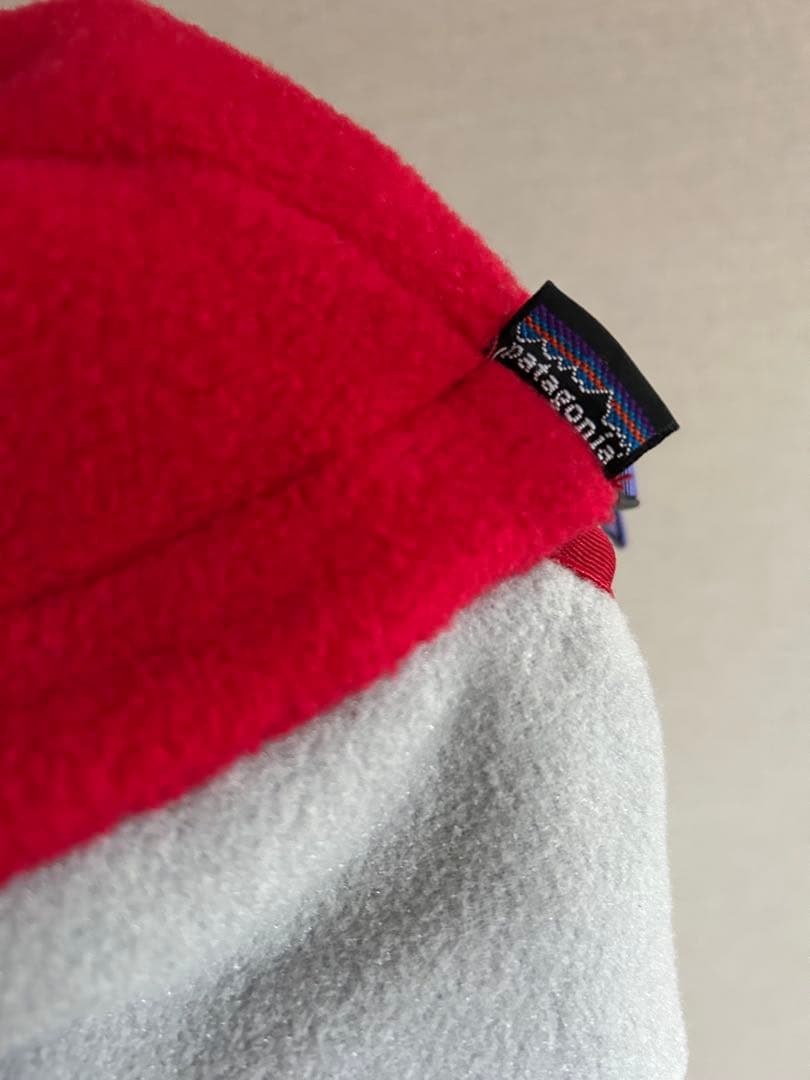 90s patagoniaパタゴニア マルチカラー シンチラ フリースキャップ