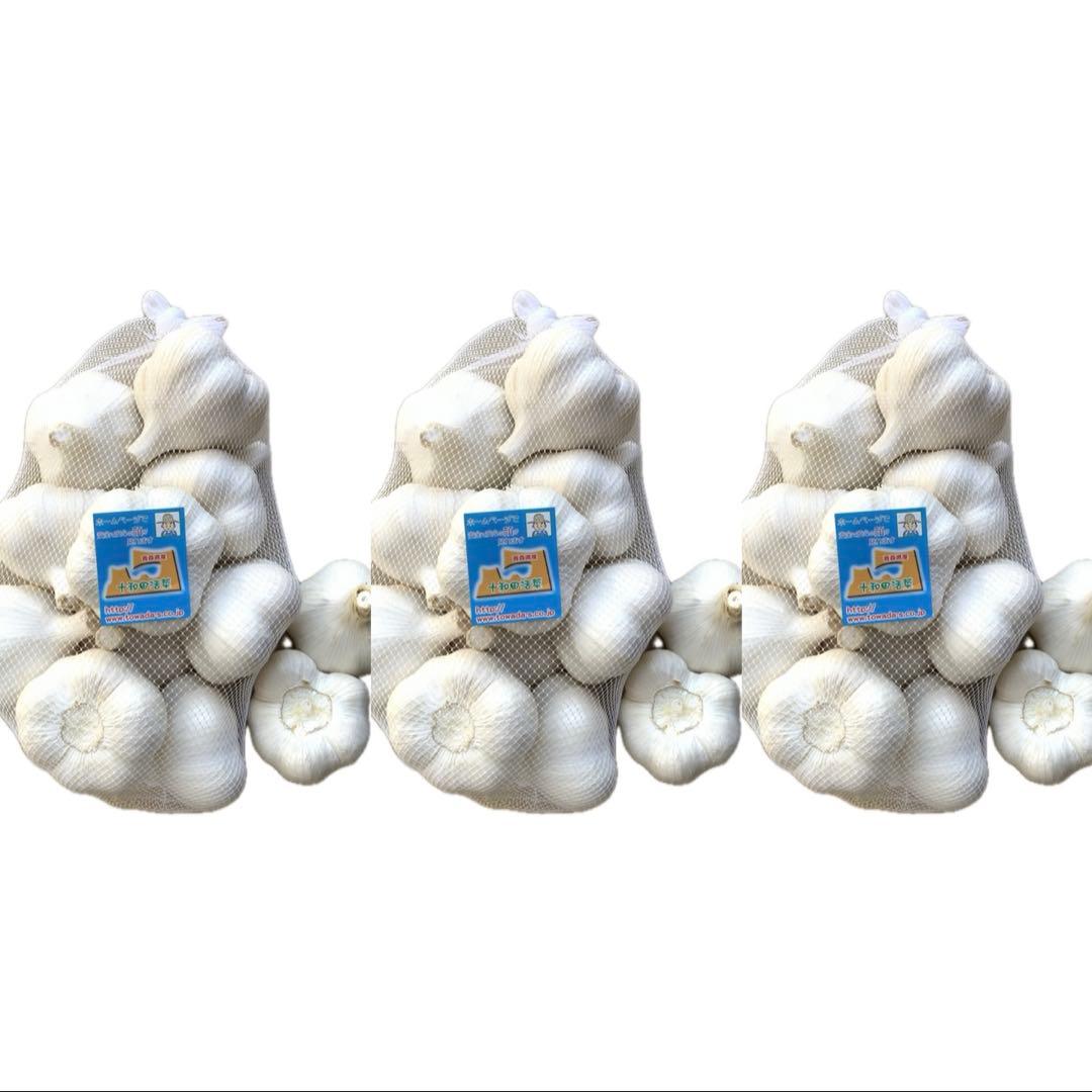 にんにく3キロ　最高級にんにくLサイズ以上厳選にんにく　ホワイト六片種にんにく