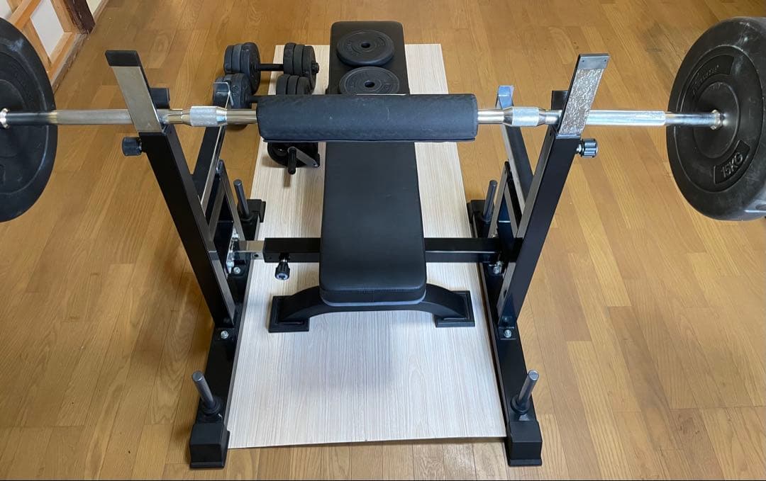 きよたれ　FIELDOR トレーニングベンチ ダンベル付き　引き取り希望