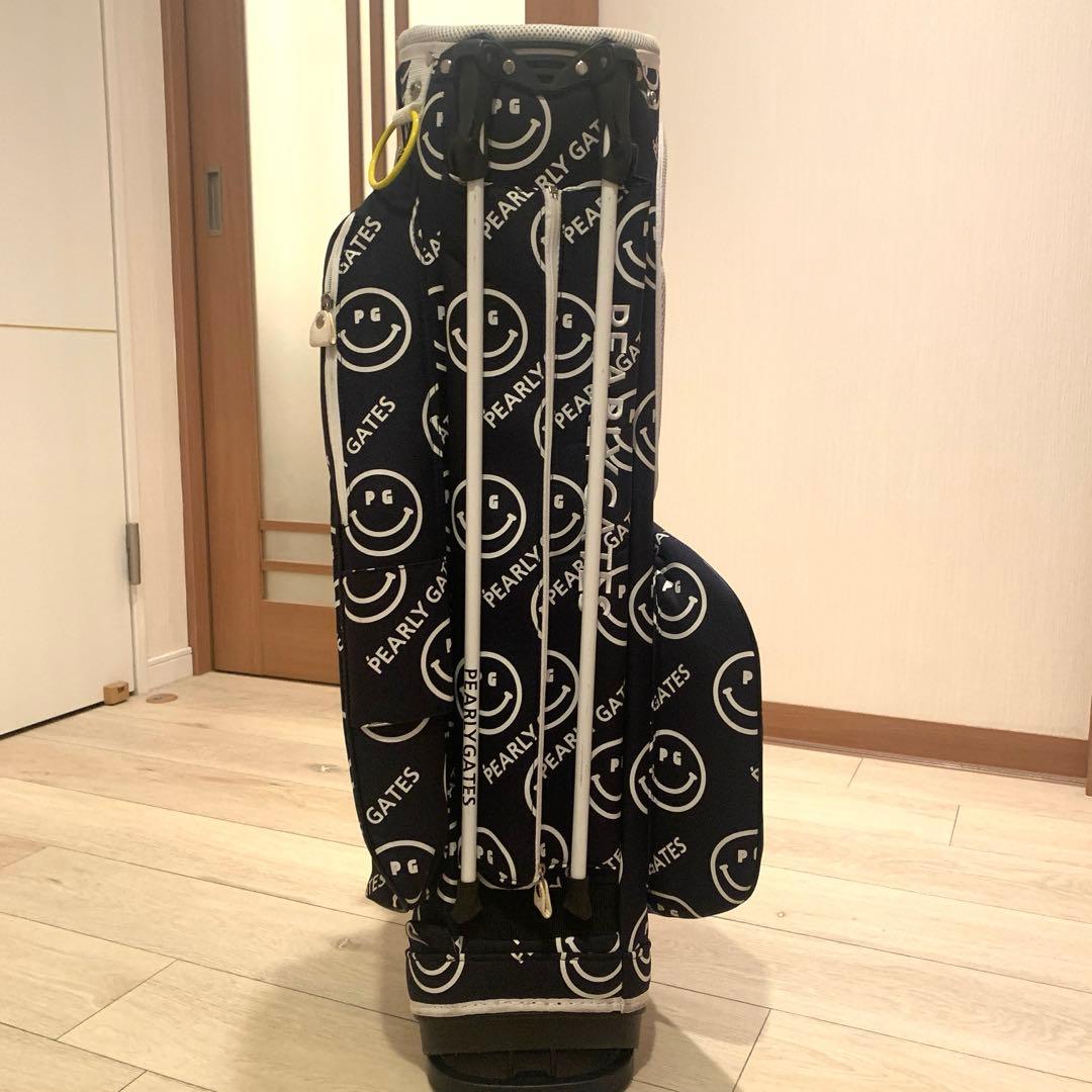 PEARLY GATES スマイリーフェイス スタンドバッグ