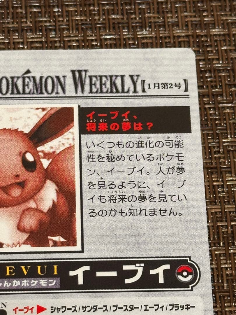 ポケモンカード　「イーブイ、将来の夢は？」