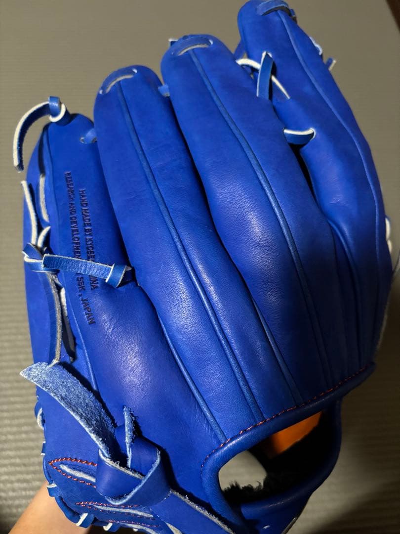 SSK 軟式グローブ　オールラウンド　野球　super soft 一般用　ブルー