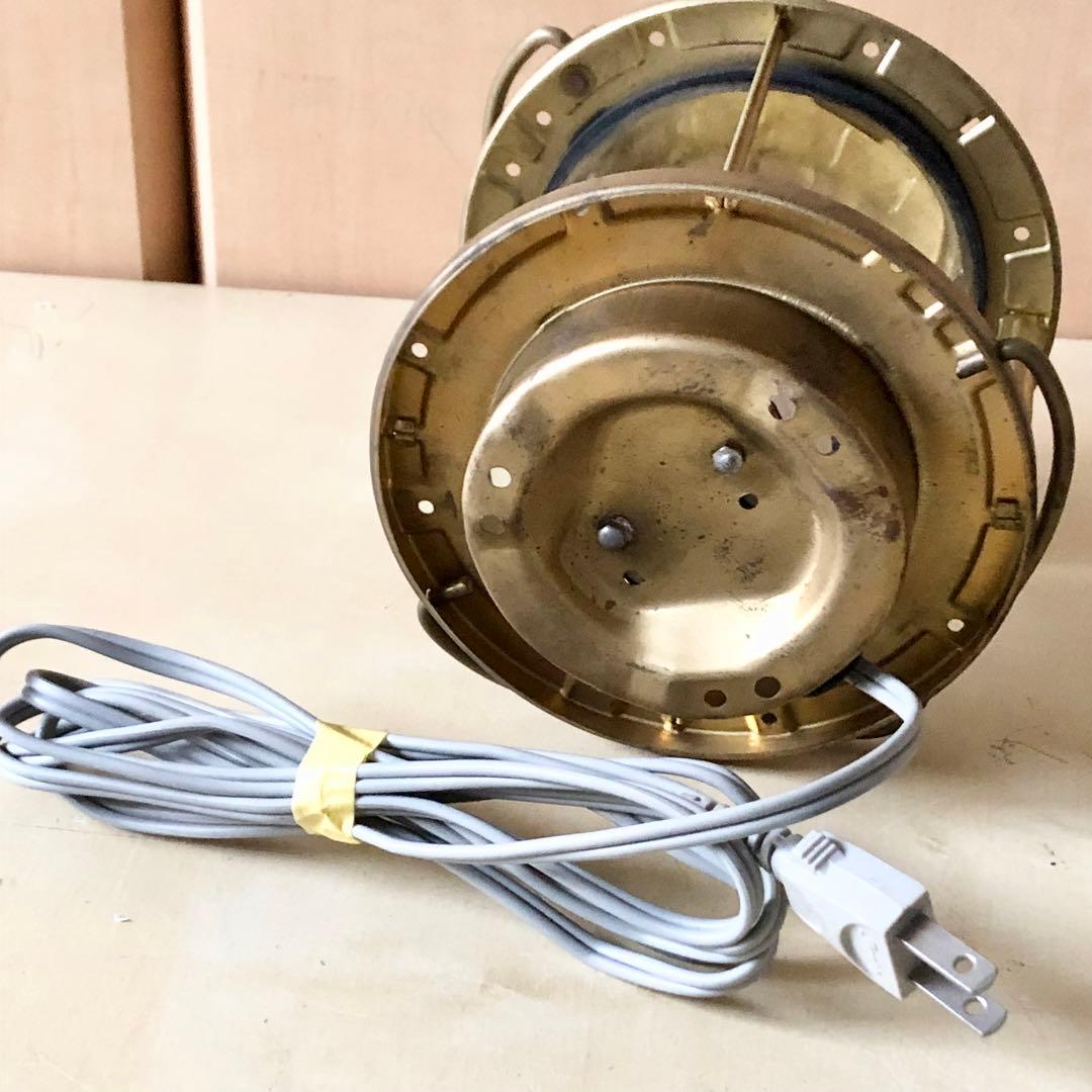 未使用 アンティーク 日本船燈 マリンランプ 電気ランタン 1