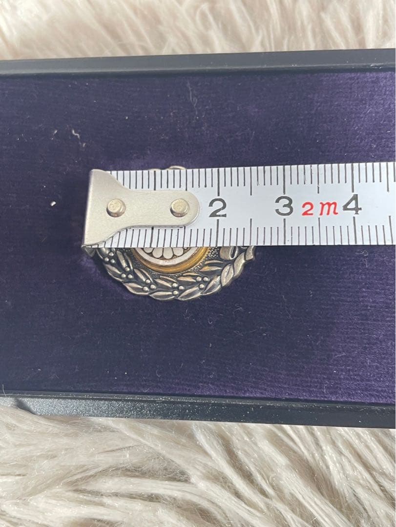 【純銀】国鉄 純銀製 ケース入 バッジ 日本国有鉄道 功績章