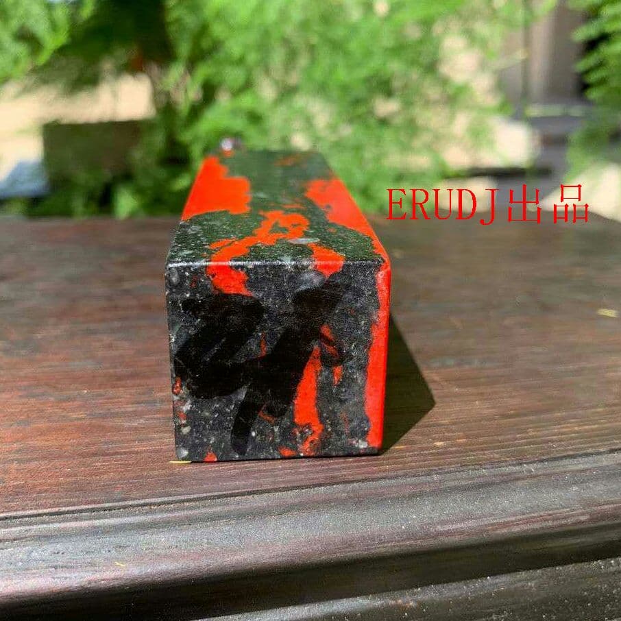 希少鶏血石 老坑 印材 印鑑 篆刻印材 古美術1