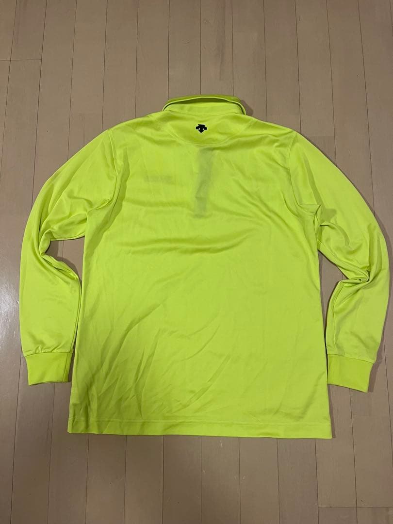 Srixon 蛍光イエロー ポロシャツ 長袖