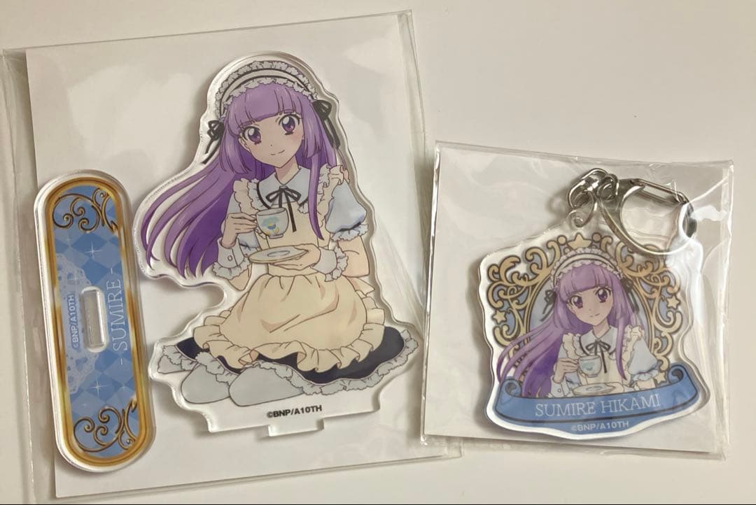 アイカツ 氷上スミレ アクリルキーホルダー アクキー　楽天くじ アクリルスタンド