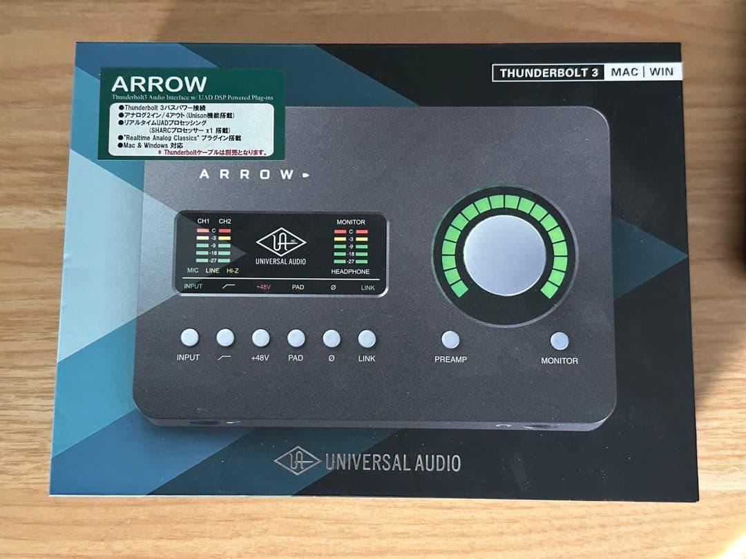 Universal Audio ARROW オーディオインターフェイス DTM