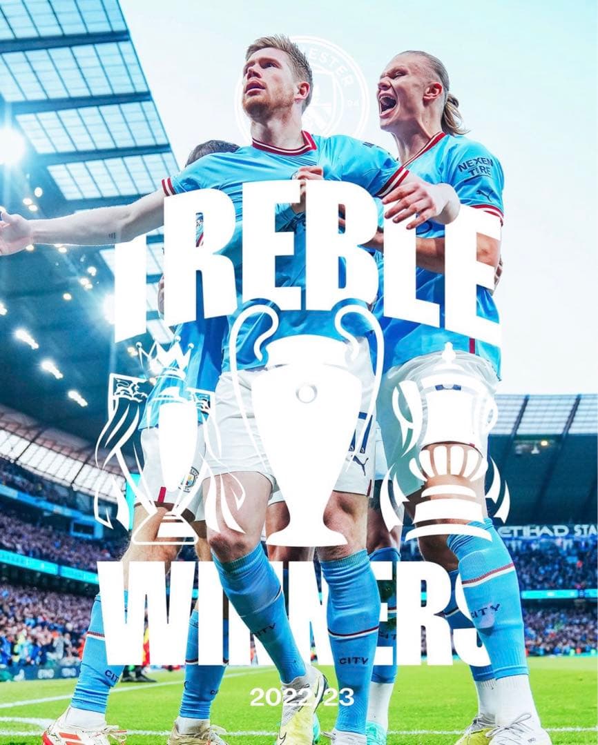 ⭐︎日本未発売 欧州即完売品⭐︎ マンチェスターシティ　優勝記念　限定ユニフォーム