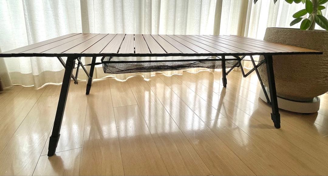 peace park ハイアンドロウアルミテーブル