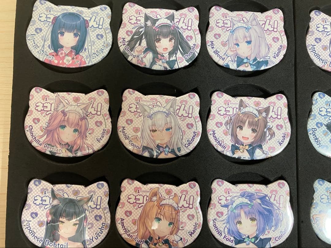 ネコぱら　缶バッジ