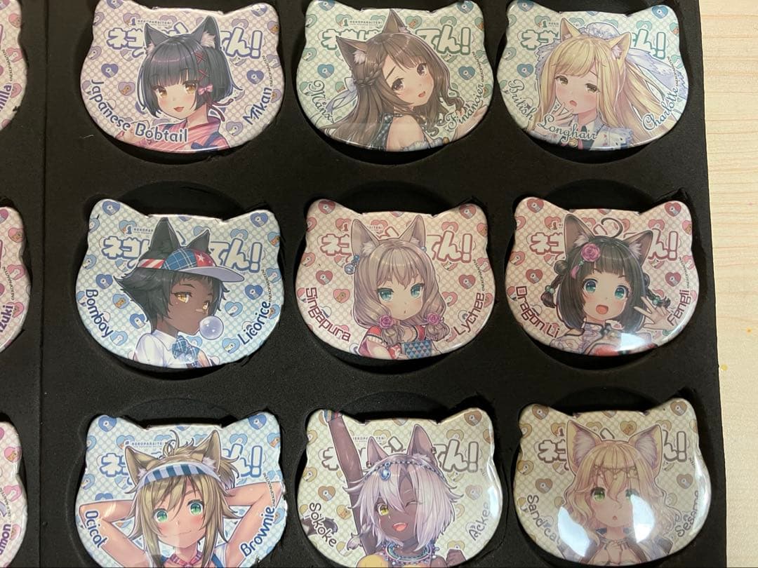 ネコぱら　缶バッジ