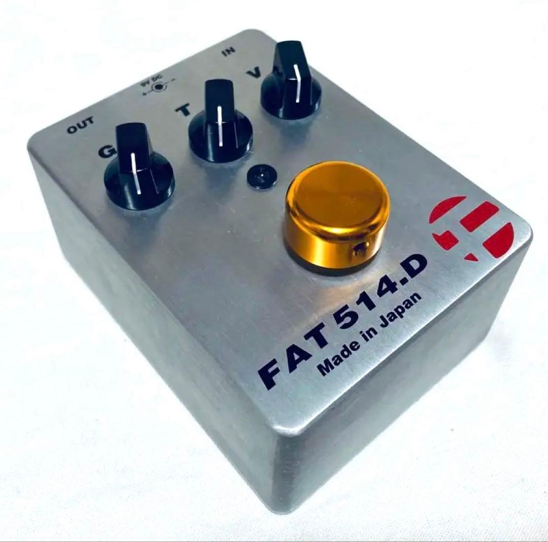 FAT 514.D 購入証明 本箱 取説付 松本孝弘B’z エフェクター 美品