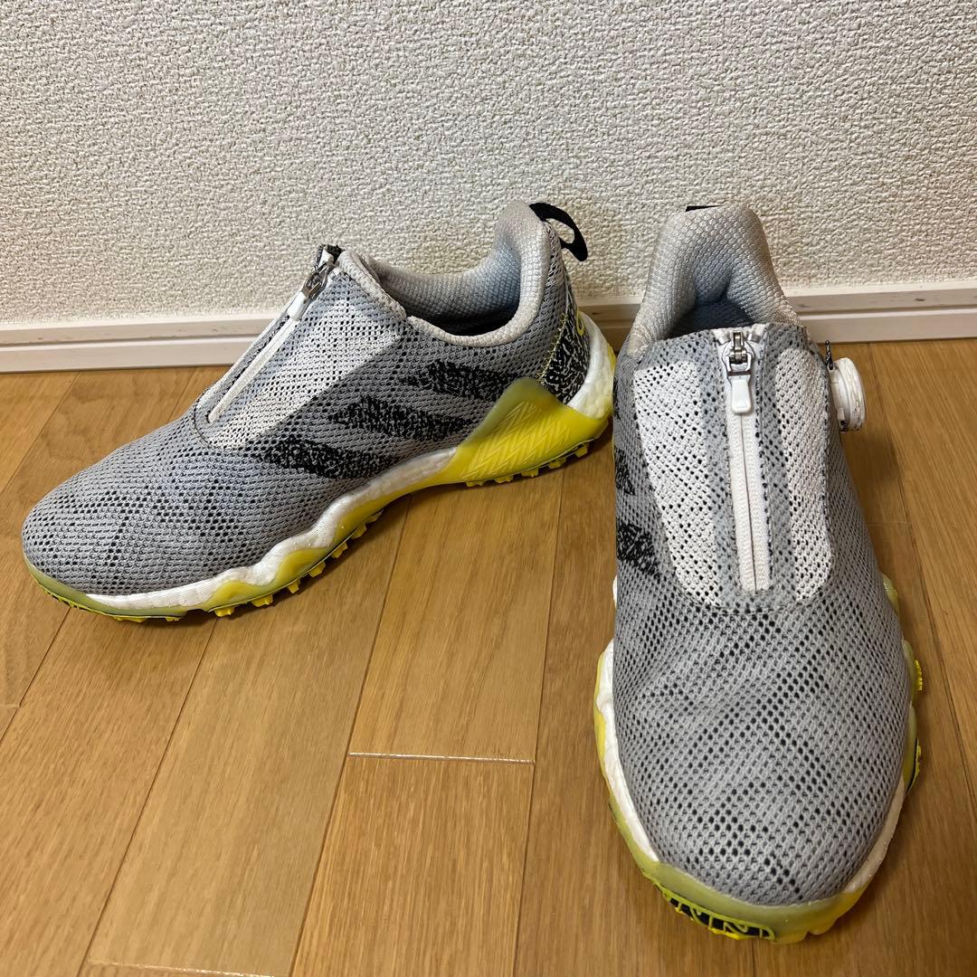 25.5㎝【adidas コードカオス22 ボア】ゴルフシューズ グレー