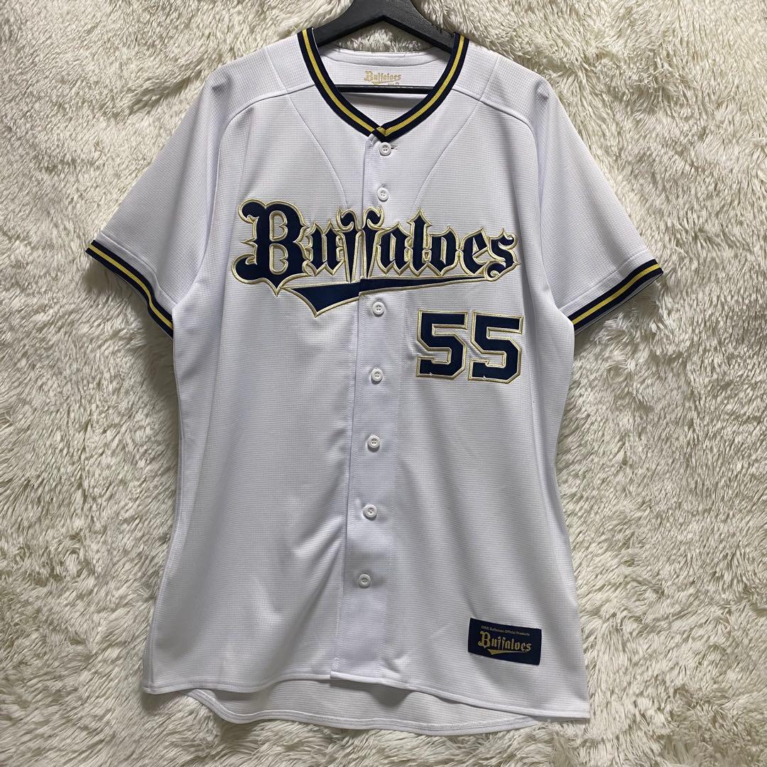 オリックスバファローズ　Tー岡田　ユニフォーム　Oサイズ　デサント製　背番号55
