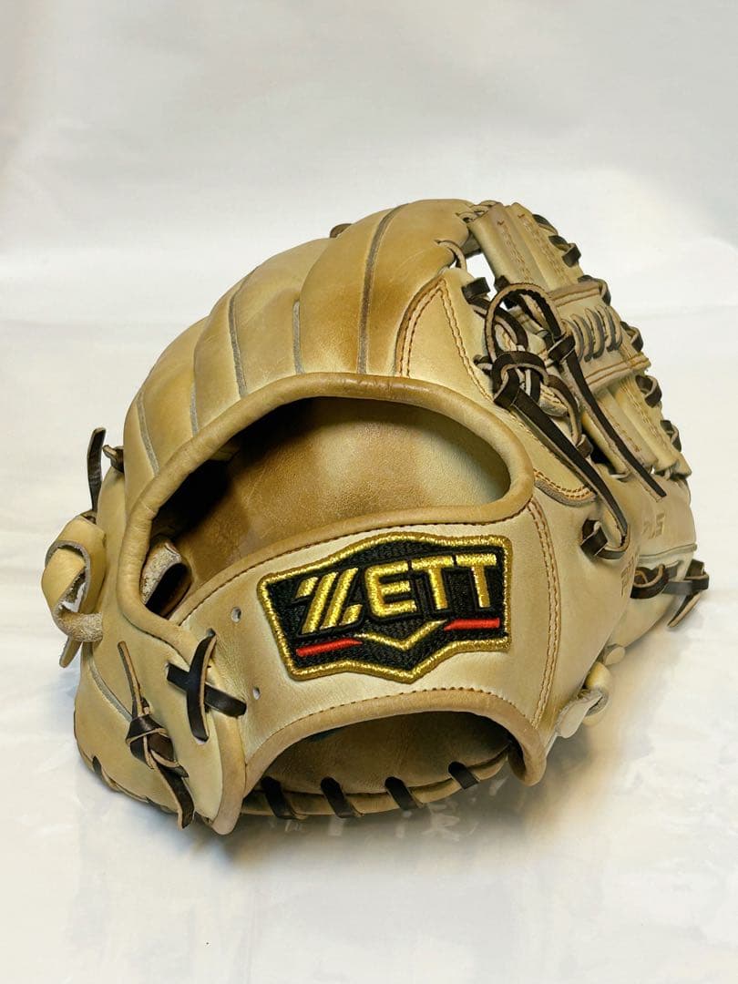 ★即使用可!! プロステ★ 型深め 軟式 内野用グローブ ZETT ベージュ