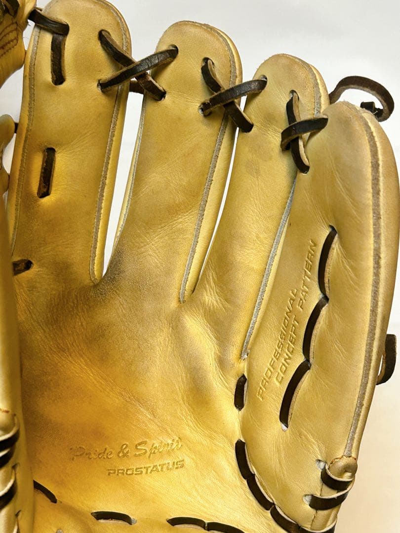 ★即使用可!! プロステ★ 型深め 軟式 内野用グローブ ZETT ベージュ
