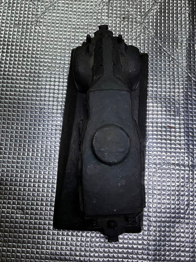 朝倉文夫作／大日本帝国陸軍　満州事変記念　南満州鉄道　九一式広軌牽引車　ブロンズ