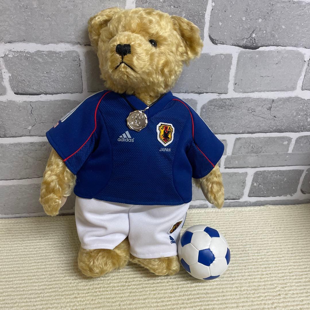 サッカー日本代表2002テディベア ハーマン社製 限定品