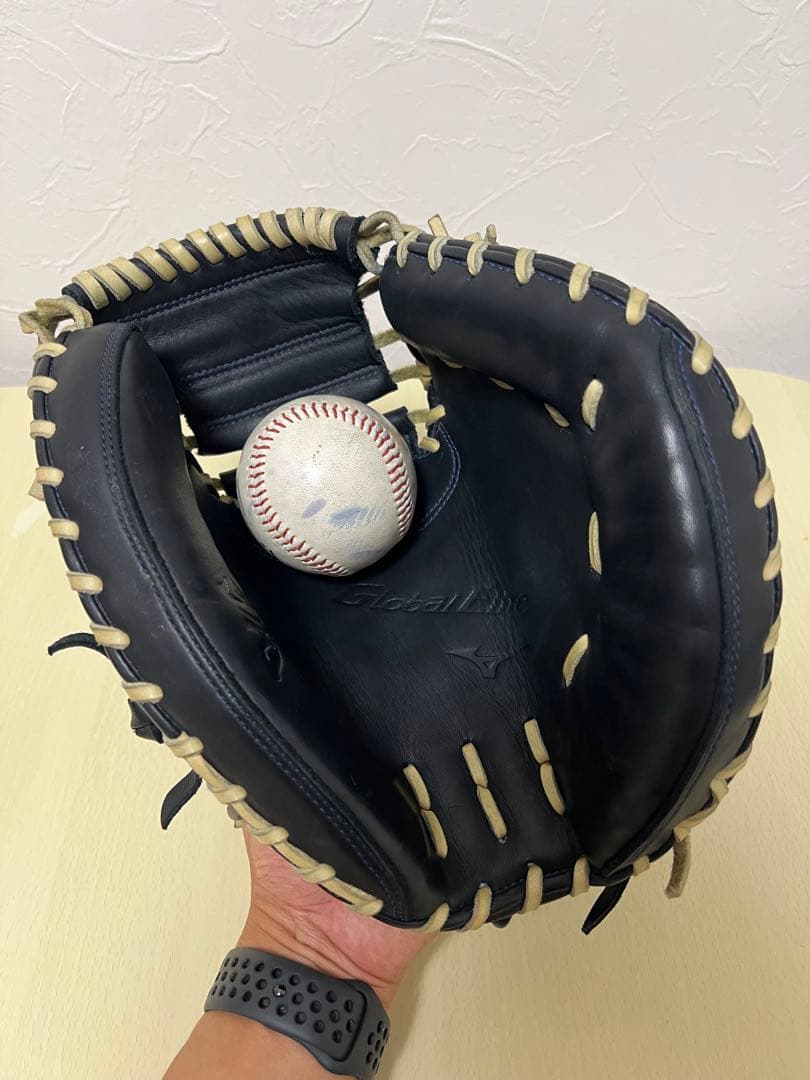 ミズノ　グローバルエリート 號 SAKEBI 軟式用キャッチャー ミットM-R型