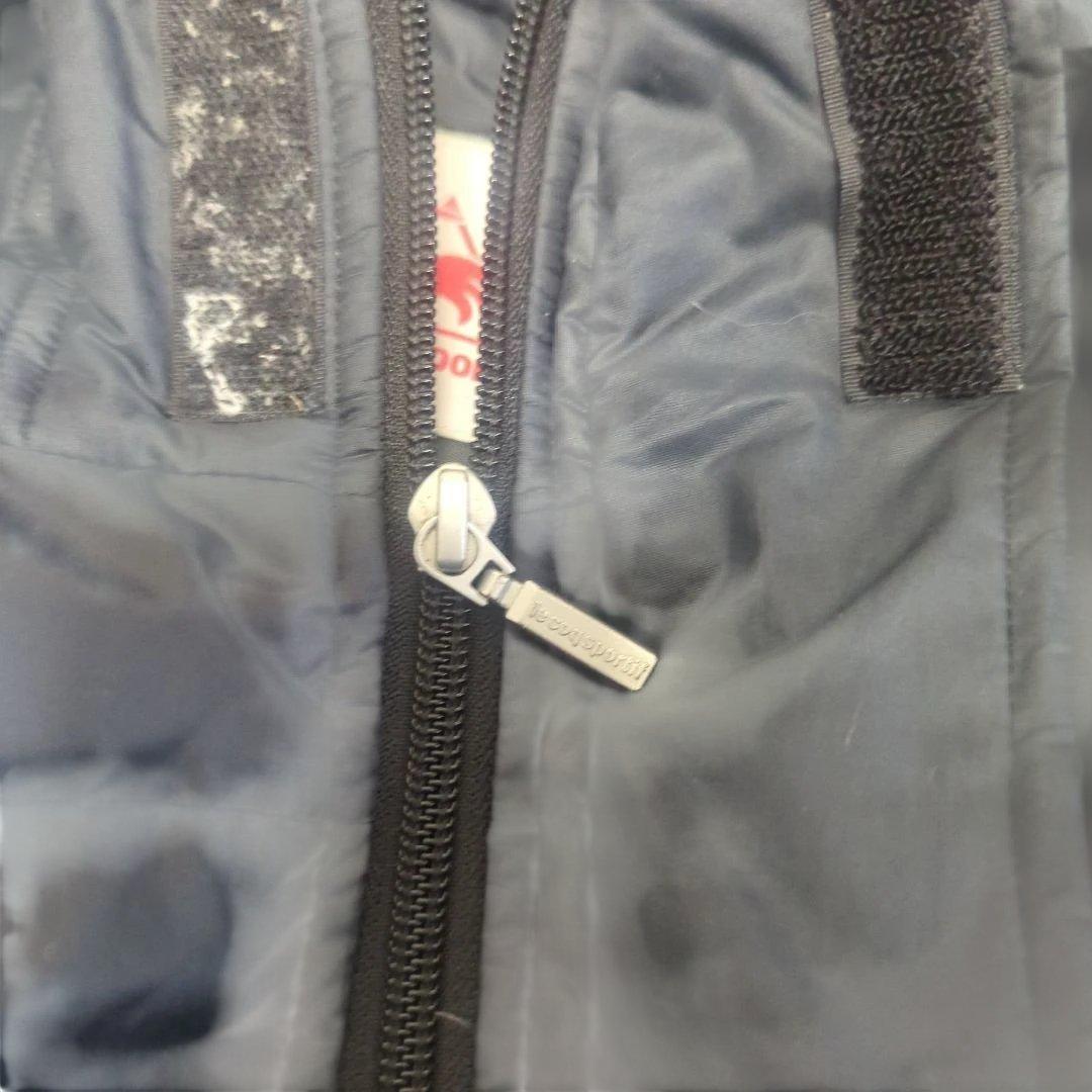 【希少Lサイズ】le coq sportif ベンチコート 黒 ダウン　肉厚